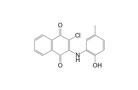 2-chloro-3-(2-hydroxy-5-methylanilino)naphthoquinone