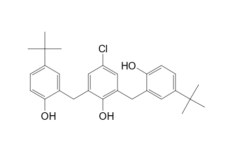 Phenol, 4-chloro-2,6-bis[[5-(1,1-dimethylethyl)-2-hydroxyphenyl]methyl]-