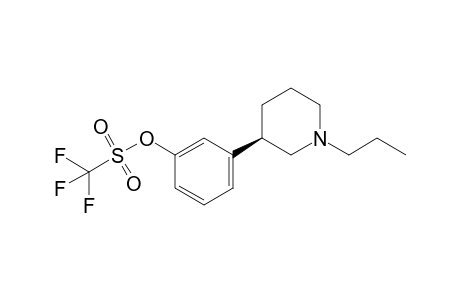 R-(+)-3-[(3-(((Trifluoromethyl)sulfonyl)oxy)phenyl)-N-n-propyl]piperidine