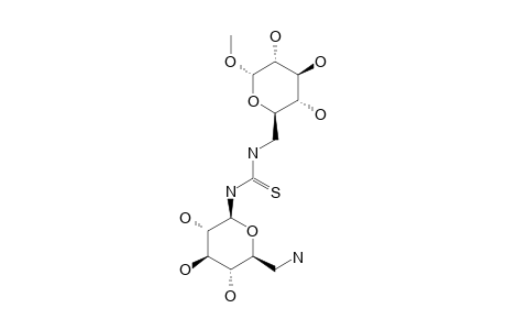 METHYL-6-DEOXY-6-[N'-(6-AMINO-6-DEOXY-BETA-D-GLUCOPYRANOSYL)-THIOUREIDO]-ALPHA-D-GLUCOPYRANOSIDE