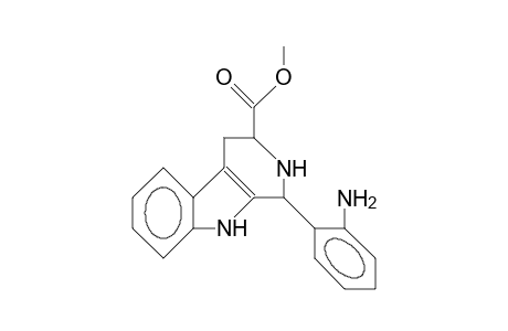 trans-(3-[Methoxycarbonyl]-1,2,3,4-tetrahydro-9H-pyrido[3,4-B]indol-1-yl)-(2-amino-benzene)