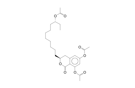 (3R,9'S)-3-(9'-ACETOXYUNDECYL)-6,8-DIACETOXY-3,4-DIHYDROISOCOUMARIN