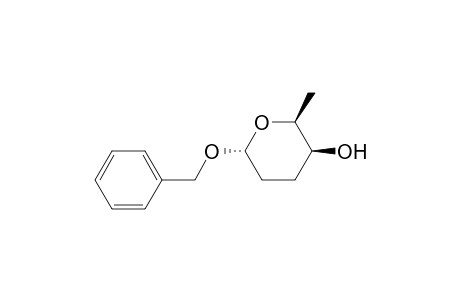 2H-Pyran-3-ol, tetrahydro-2-methyl-6-(phenylmethoxy)-, [2S-(2.alpha.,3.alpha.,6.beta.)]-