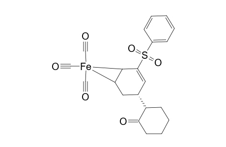 Tricarbonyl[2-exo-methyl[(2-5)-3-(phenylsulfonyl)-2,4-cyclohexadienyl]cyclohexanone]iron