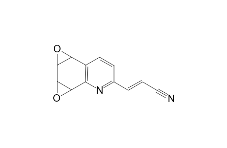 5,6 :7,8-Diepoxy-2-(2'-cyanoethenyl)quinoline