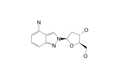 4-AMINO-2-(2'-DEOXY-BETA-D-ERYTHRO-PENTOFURANOSYL)-2H-INDAZOLE