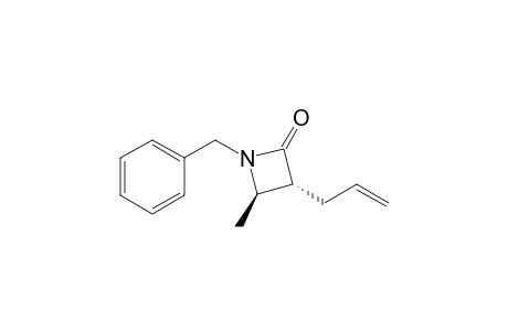 trans-3-Allyl-1-benzyl-4-methylazetidin-2-one