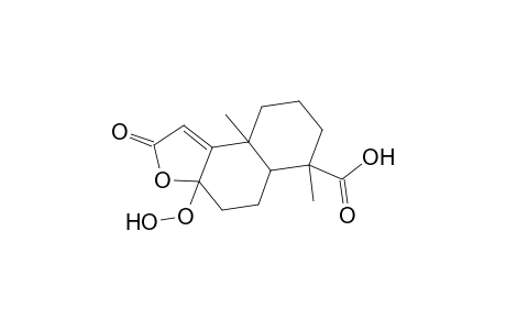 3a-(dioxidanyl)-6,9a-dimethyl-2-oxidanylidene-4,5,5a,7,8,9-hexahydrobenzo[e][1]benzofuran-6-carboxylic acid