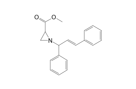 Methyl (E)-7-(1',3'-diphenylallyl)aziridine-2-carboxylate