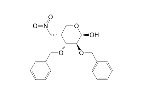 2,3-Di-O-Benzyl-4-deoxy-6-nitro-.beta.,D-arabinopyranose
