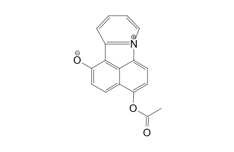 Benzo[cd]pyrido[1,2-a]indolium, 4-(acetyloxy)-1-hydroxy-, inner salt