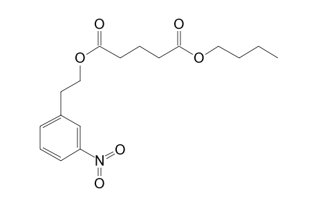 Glutaric acid, butyl 3-nitrophenethyl ester