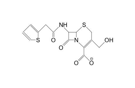 7-(2-[2]Thienyl-acetamido)-desacetyl-cephalosporanic acid, anion