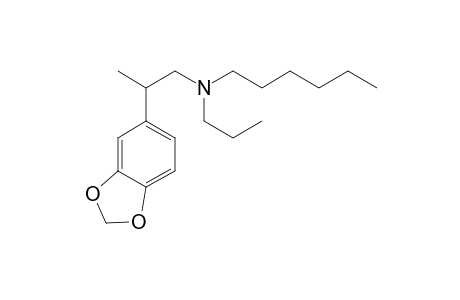 N-Hexyl-N-propyl-2-(3,4-methylenedioxyphenyl)propan-1-amine