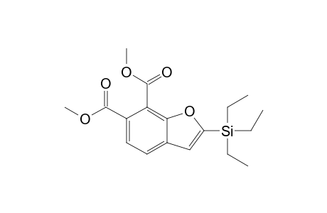 Dimethyl 2-triethylsilylbenzofuran-6,7-dicarboxylate