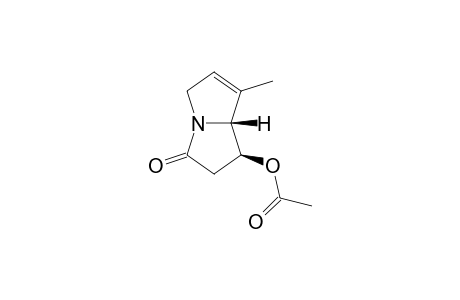 3H-Pyrrolizin-3-one, 1-(acetyloxy)-1,2,5,7a-tetrahydro-7-methyl-, (1S-cis)-