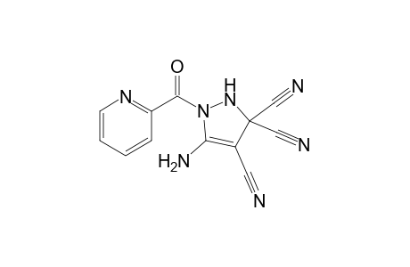 5-Amino-1-picolinoyl-1H-pyrazole-3,3,4-(2H)-tricarbonitrile