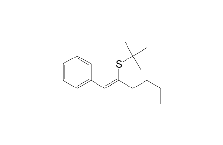 (Z)-2-(tert-Butylthio)1-phenyl-1-hexene