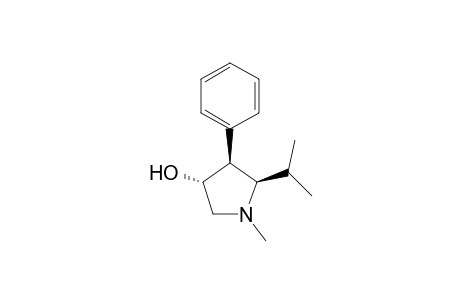 4.alpha.-Hydroxy-1-methyl-2.beta.-(1-Mmthylethyl)-3.beta.-phenylpyrrolidine