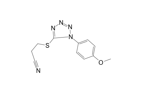 3-[1-(4-Methoxy-phenyl)-1H-tetrazol-5-ylsulfanyl]-propionitrile