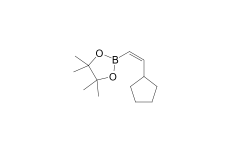 2-((Z)-2-Cyclopentyl-vinyl)-4,4,5,5-tetramethyl-[1,3,2]dioxaborolane