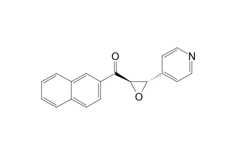 2-naphthalenyl-[(2R,3S)-3-pyridin-4-yl-2-oxiranyl]methanone