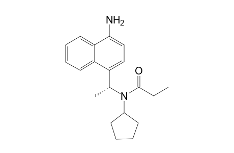 (R)-4-[N-1-cyclopentylpropionylamino-1-ethyl]-1-naphthylamine