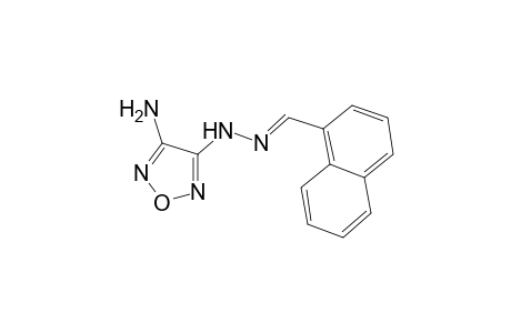 1-Naphthaldehyde (4-amino-1,2,5-oxadiazol-3-yl)hydrazone