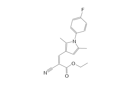ethyl (2Z)-2-cyano-3-[1-(4-fluorophenyl)-2,5-dimethyl-1H-pyrrol-3-yl]-2-propenoate