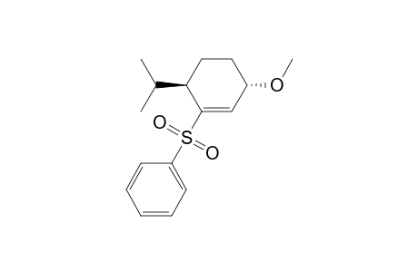 (3S,6R)-(3'-Methoxy-6'-isopropylcyclohex-1'-ene-1'-sulfonyl)-benzene
