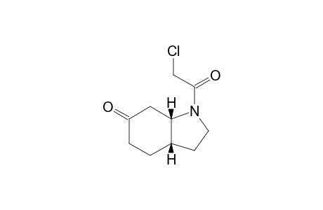 (3aS,7aS)-1-(2-chloroacetyl)-3,3a,4,5,7,7a-hexahydro-2H-indol-6-one