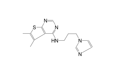 N-[3-(1H-imidazol-1-yl)propyl]-5,6-dimethylthieno[2,3-d]pyrimidin-4-amine