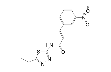 (2E)-N-(5-ethyl-1,3,4-thiadiazol-2-yl)-3-(3-nitrophenyl)-2-propenamide