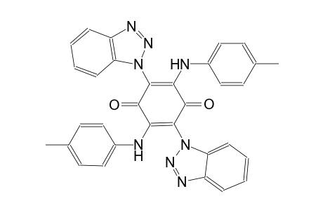2,5-di(1H-1,2,3-benzotriazol-1-yl)-3,6-di(4-toluidino)benzo-1,4-quinone