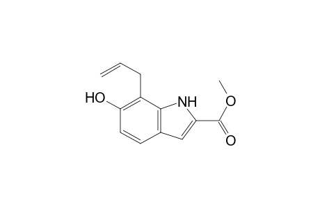 Methyl 7-allyl-6-hydroxy-1H-indole-2-carboxylate