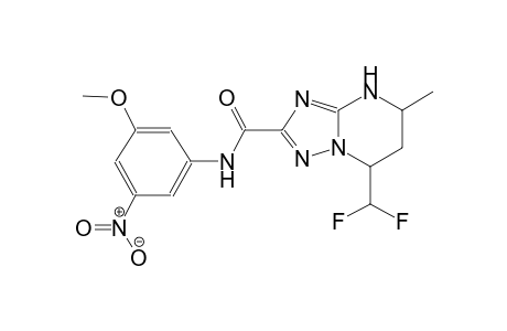 7-(difluoromethyl)-N-(3-methoxy-5-nitrophenyl)-5-methyl-4,5,6,7-tetrahydro[1,2,4]triazolo[1,5-a]pyrimidine-2-carboxamide