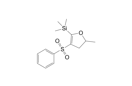 5-Methyl-2-trimethylsilyl-3-(phenylsulfonyl)-4,5-dihydrofuran