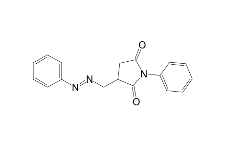 2,5-Pyrrolidinedione, 1-phenyl-3-[(phenylazo)methyl]-