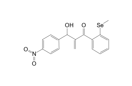 1-(2-methylselanylphenyl)-2-[(4-nitrophenyl)-oxidanyl-methyl]prop-2-en-1-one
