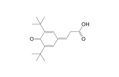 3-(3,5-ditert-butyl-4-oxo-cyclohexa-2,5-dien-1-ylidene)propanoic acid