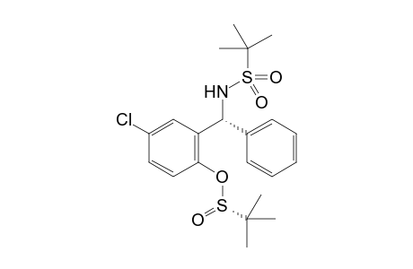 4-Chloro-2-((R)-((1,1-dimethylethyl)sulfonamido)(phenyl)methyl)phenyl (S)-2-methylpropane-2-sulfinate