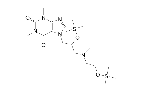 1,3-Dimethyl-7-{3-(methyl{2-[(trimethylsilyl)oxy]ethyl}amino)-2-[(trimethylsilyl)oxy]propyl}-3,7-dihydro-1H-purine-2,6-dione