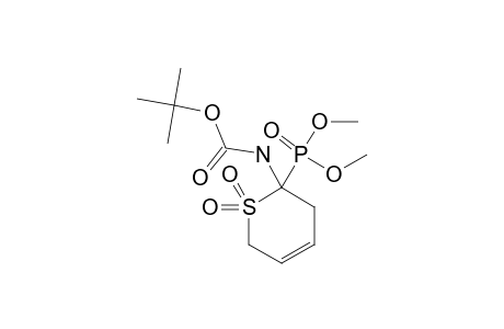 N-(2-dimethoxyphosphoryl-1,1-diketo-3,6-dihydrothiopyran-2-yl)carbamic acid tert-butyl ester