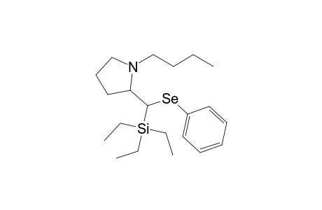 N-Butyl-2-[(1-phenylseleno)(triethylsilyl)methyl]pyrrolidine
