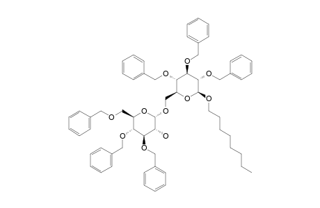 OCTYL_3,4,6-TRI-O-BENZYL-ALPHA-D-GLUCOPYRANOSYL-(1->6)-2,3,4-TRI-O-BENZYL-BETA-D-GLUCOPYRANOSIDE