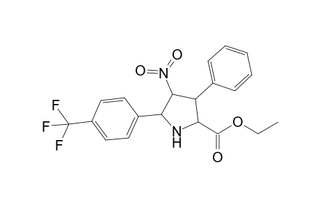 2-Ethoxycarbonyl-4-nitro-3-phenyl-5-(4-trifluoromethylphenyl)pyrrolidine