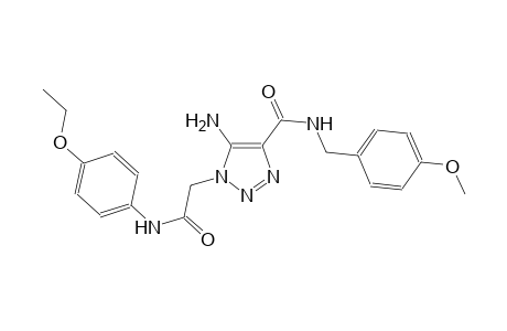 5-amino-1-[2-(4-ethoxyanilino)-2-oxoethyl]-N-(4-methoxybenzyl)-1H-1,2,3-triazole-4-carboxamide