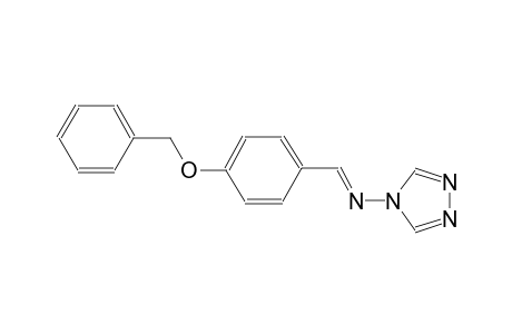 N-{(E)-[4-(benzyloxy)phenyl]methylidene}-4H-1,2,4-triazol-4-amine