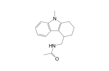 N-[(9-methyl-1,2,3,4-tetrahydrocarbazol-4-yl)methyl]acetamide