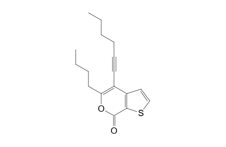 5-Butyl-4-(hex-1-yn-1-yl)-7H-thieno[2,3-c]pyran-7-one